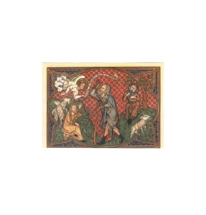 Cartes de vœux l'annonce aux bergers - (JO-ca17)