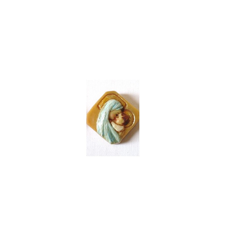 Médaillon losange - Bleu clair - (CF CM1BC)