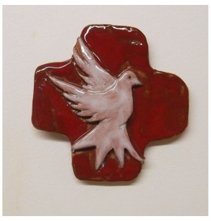 Croix Colombe - Rouge - (SC-CCr)