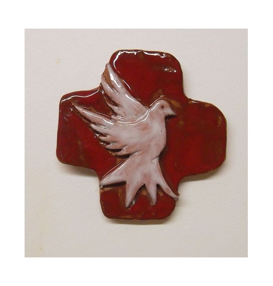 Croix Colombe - Rouge - (SC-CCr)
