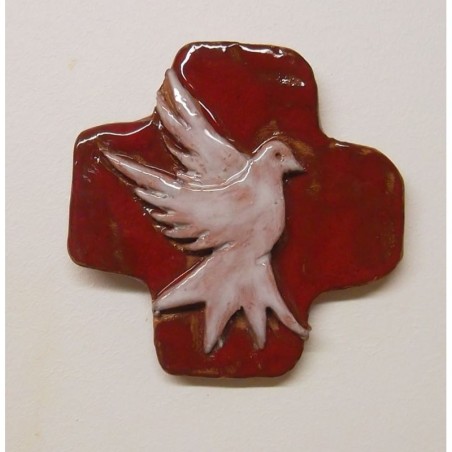 Croix Colombe - Rouge - (SC-CCr)