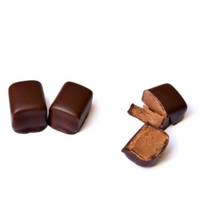 Bonbons de chocolat fourrés au praliné ~ DDM 09/2021