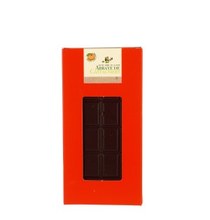 Chocolat Noir 55% aux Ecorces d'Oranges Confites