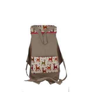 Tablier Enfant en Toile Motif Faons
