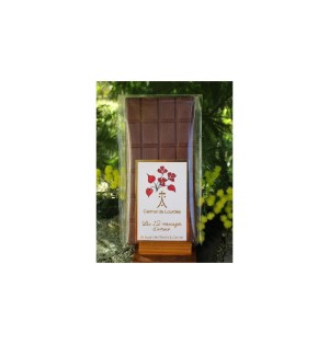 Tablettes de chocolat fin au lait avec une carte "Messages d'amour" - (CL-AR00023)