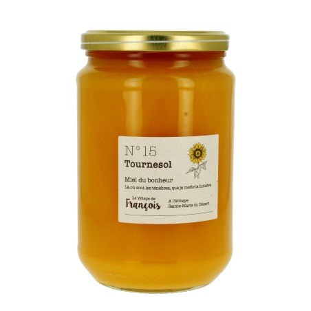 Miel crémeux de tournesol (n°15) 1Kg