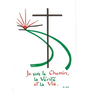 Carte Prière - A04 - Je Suis Le Chemin...
