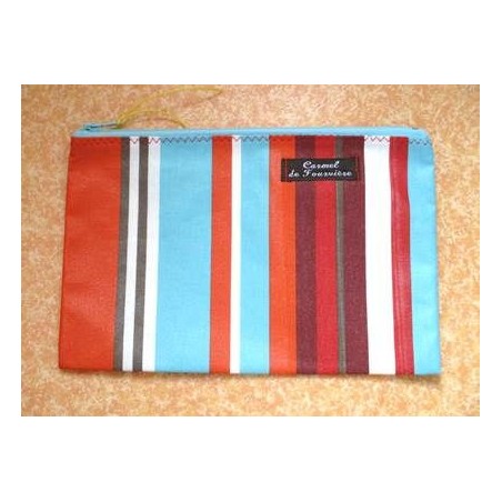 Pochette en toile enduite provençale (CF OPTE PRO20)