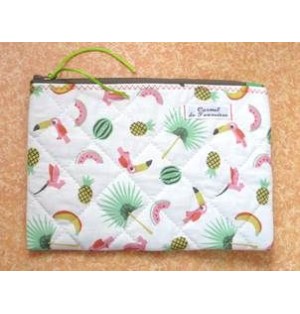 Pochette matelassée Exotique - Orange (CF OPMAEX O20)