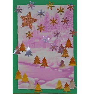 Carte paysage hivernal (NE c-3 N 19)
