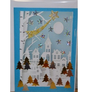 Carte paysage hivernal (NE c-3 N 25)