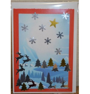 Carte paysage hivernal (NE c-3 N 21)
