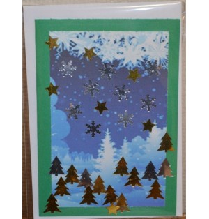 Carte paysage hivernal (NE c-3 N 20)