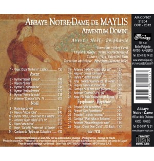 Chants de Noël - Adventum Domini - chœur des moines Maylis (CD) (MA CDA)