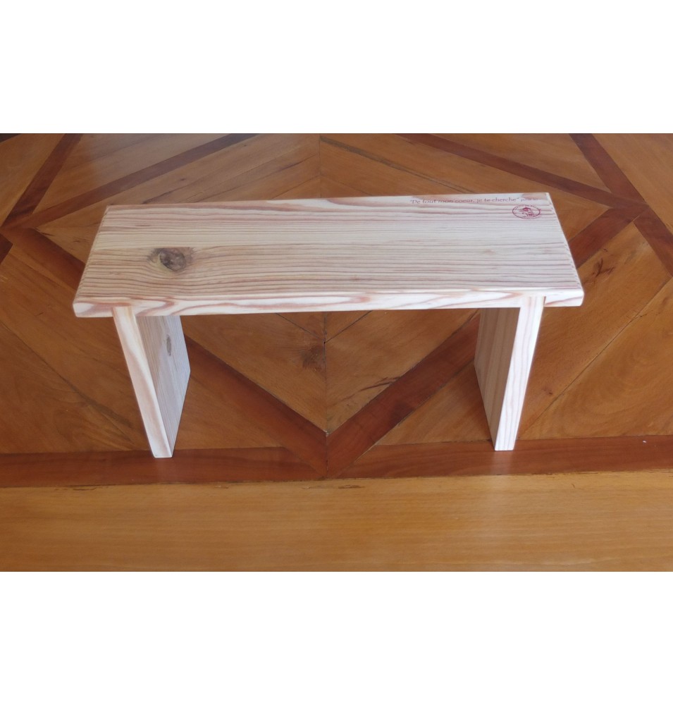 Banc de prière ADULTE pour coin prière ou oratoire (MA bpr)