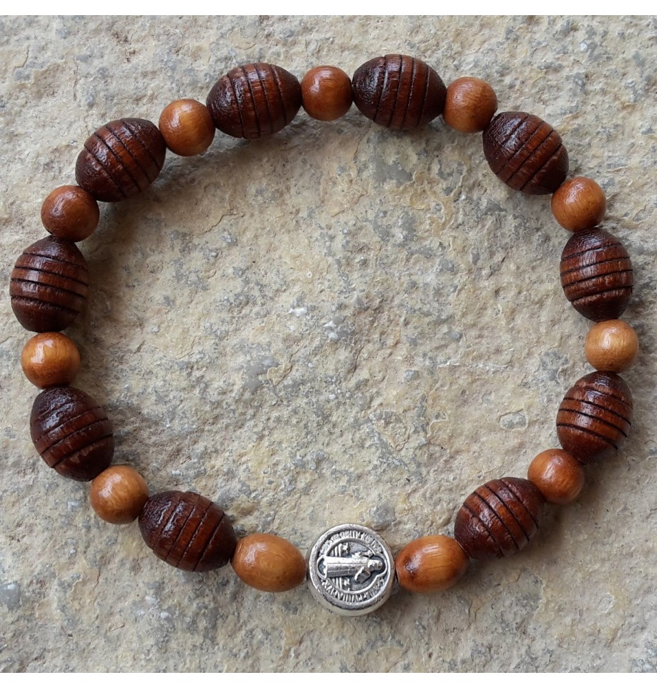 Dizainier bracelet en bois  (JO-dizABsatfoncé)