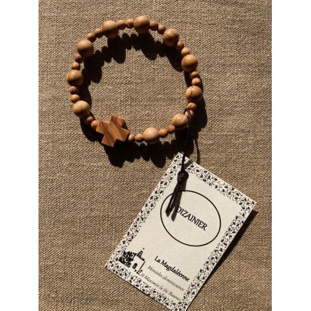 Dizainier bracelet en olivier (LMDZBE08)