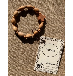 Dizainier bracelet en olivier  (LMDZBE09)