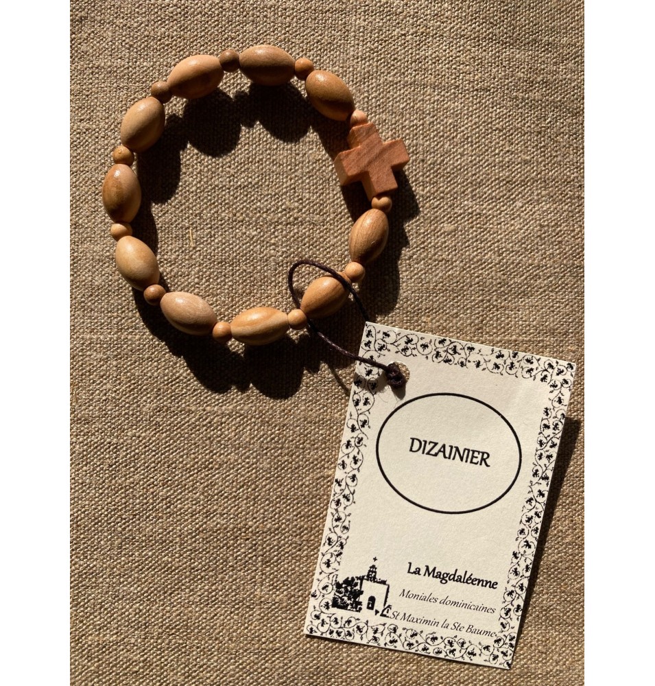 Dizainier bracelet en olivier  (LMDZBE09)