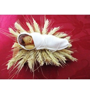 Enfant Jésus dormant brun (CF CEJD BRN06)