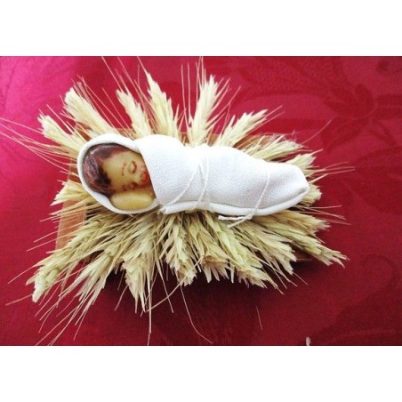 Enfant Jésus dormant brun (CF CEJD BRN06)