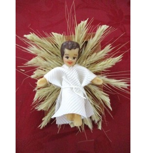 Enfant Jésus éveillé brun (CF CEJE BRN06)