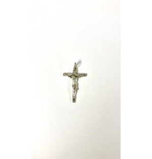 CRUCIFIX SUR CROIX en argent