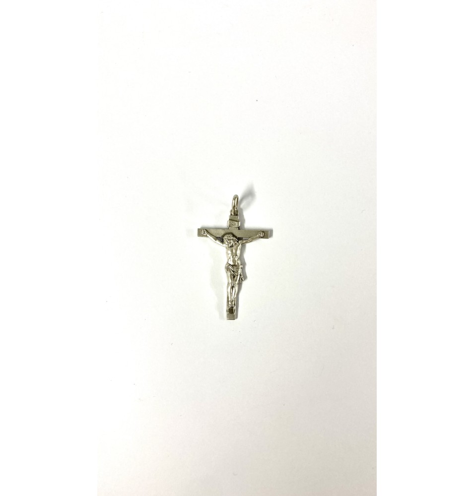 CRUCIFIX SUR CROIX en argent