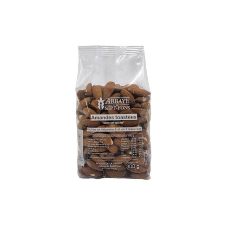 Amandes toastées - sans sel ajouté
