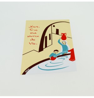 Carte - Jesus, source de Vie