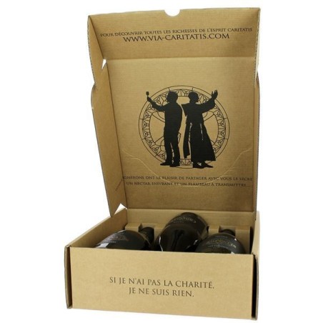 Coffret 3 Vins (rouge, rosé, blanc) Caritatis LUX  (BA-AVU9300)