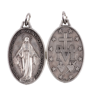 Médaille miraculeuse de Marie - grande 4 x 2,5 cm