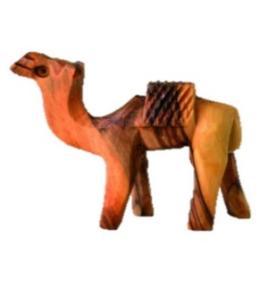 Crèche maison sculptée en bois d’olivier