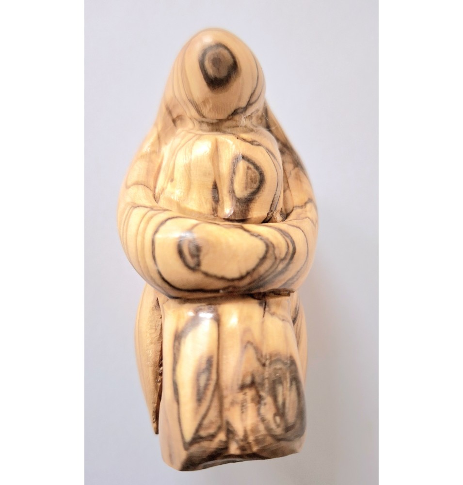 Samaritaine sculptée en bois d’olivier de Palestine