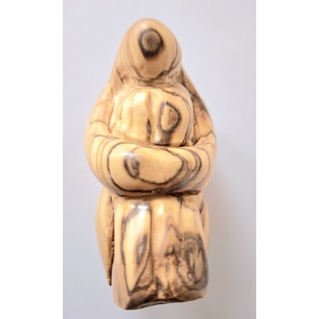 Samaritaine sculptée en bois d’olivier de Palestine
