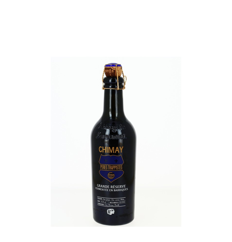 Bière Chimay Bleue Grande Réserve - 3 Fermentations dont Barriques Whisky - 2022 - 37,5 cL