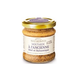 Moutarde à l'ancienne Miel et balsamique BIO