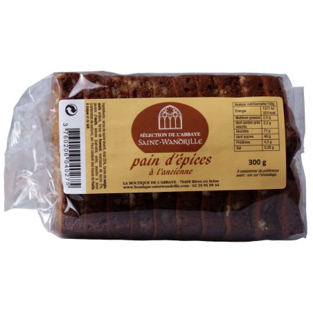 Pain d'épices à l'ancienne tranché - 300g (SW-05.538)