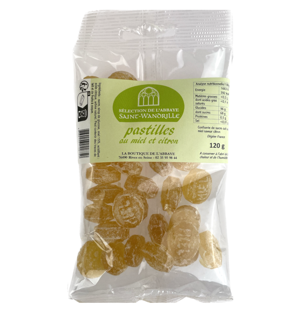 Pastilles au miel et citron - 120g (SW-6701)