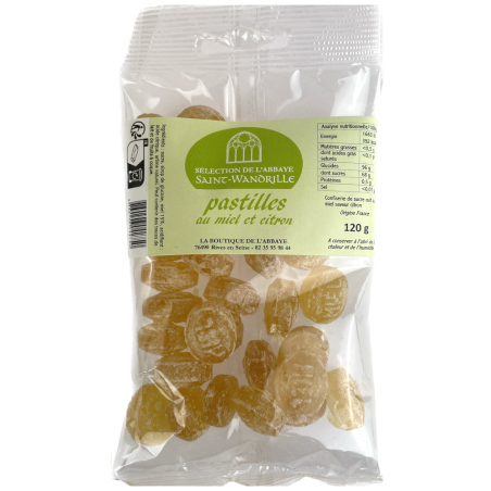 Pastilles au miel et citron - 120g (SW-6701)