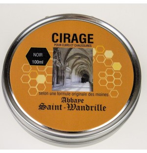 Cirage pour cuirs et chaussures noir - 100ml (SW-7080)