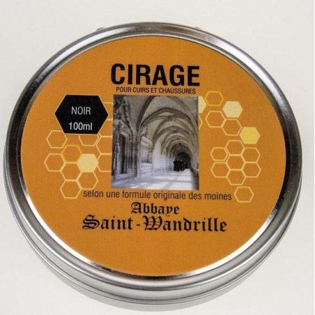 Cirage pour cuirs et chaussures noir - 100ml (SW-7080)