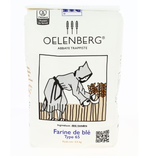Farine de Blé T65 boulangère en grand sac - 2,5kg
