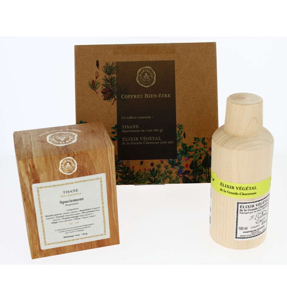 Coffret Bien-être -Tisane et Elixir- Chartreuse