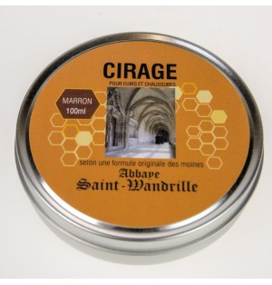 Cirage pour cuirs et chaussures marron - 100ml (SW-7081)