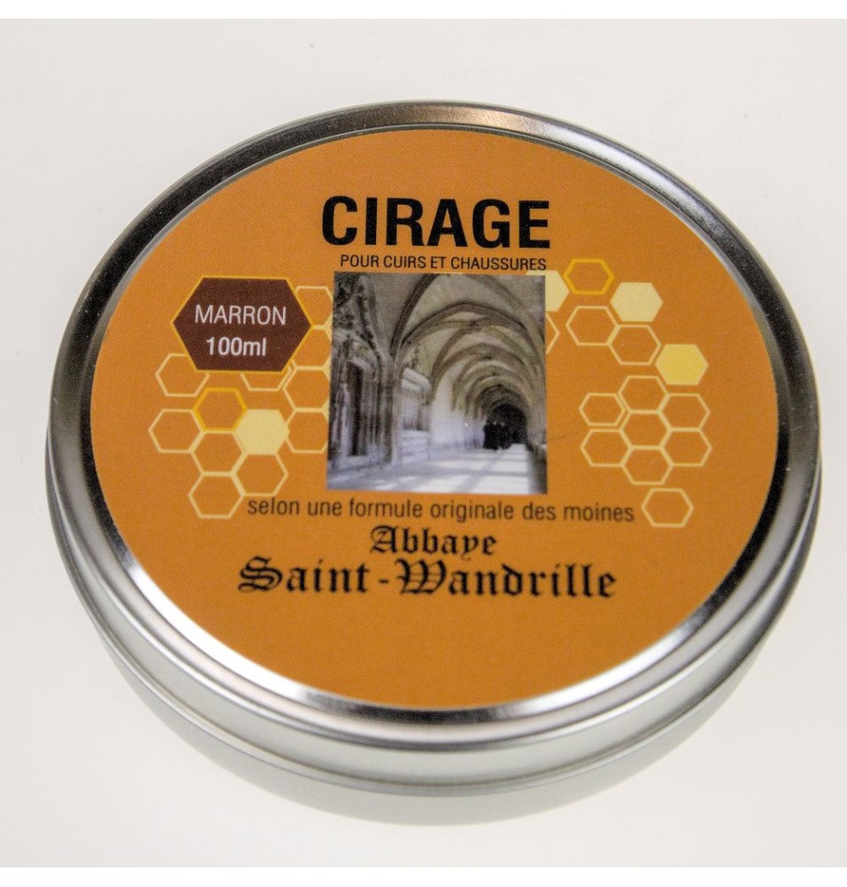 Cirage pour cuirs et chaussures marron - 100ml (SW-7081)