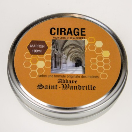 Cirage pour cuirs et chaussures marron - 100ml (SW-7081)