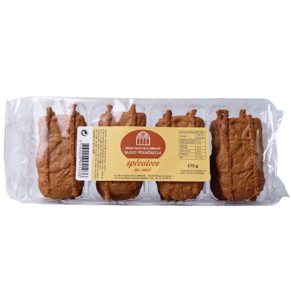 Spéculoos au miel - barquette de 175 g (SW-05.0351)