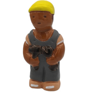CRECHE B2 N° LE Mécanicien - Santons en terre cuite (8cm)