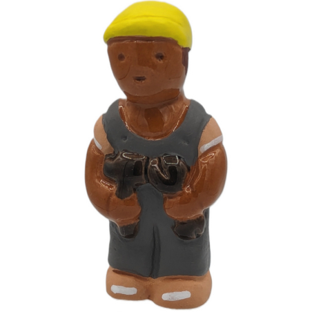CRECHE B2 N° LE Mécanicien - Santons en terre cuite (8cm)
